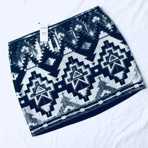 Cute Sequined Mini Skirt